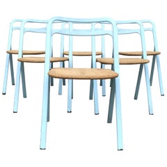 Giorgio Cattelean Midcentury Clio Foldable Dining Chairs for Cidue Italia, 1979