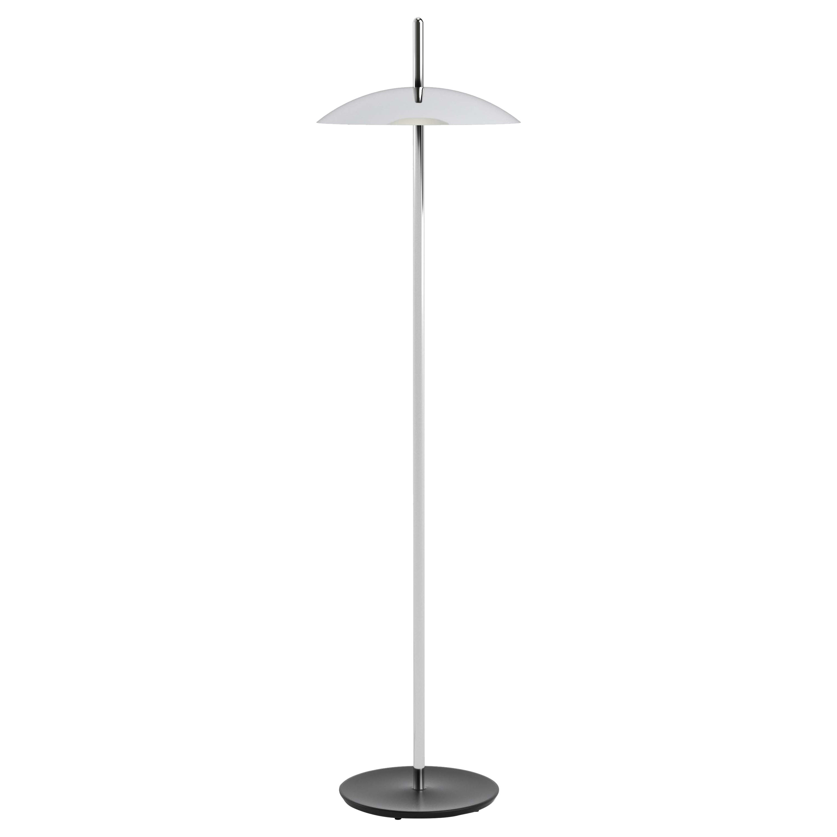Nickel Signal Floor Lamp from Souda, Made to Order For Sale