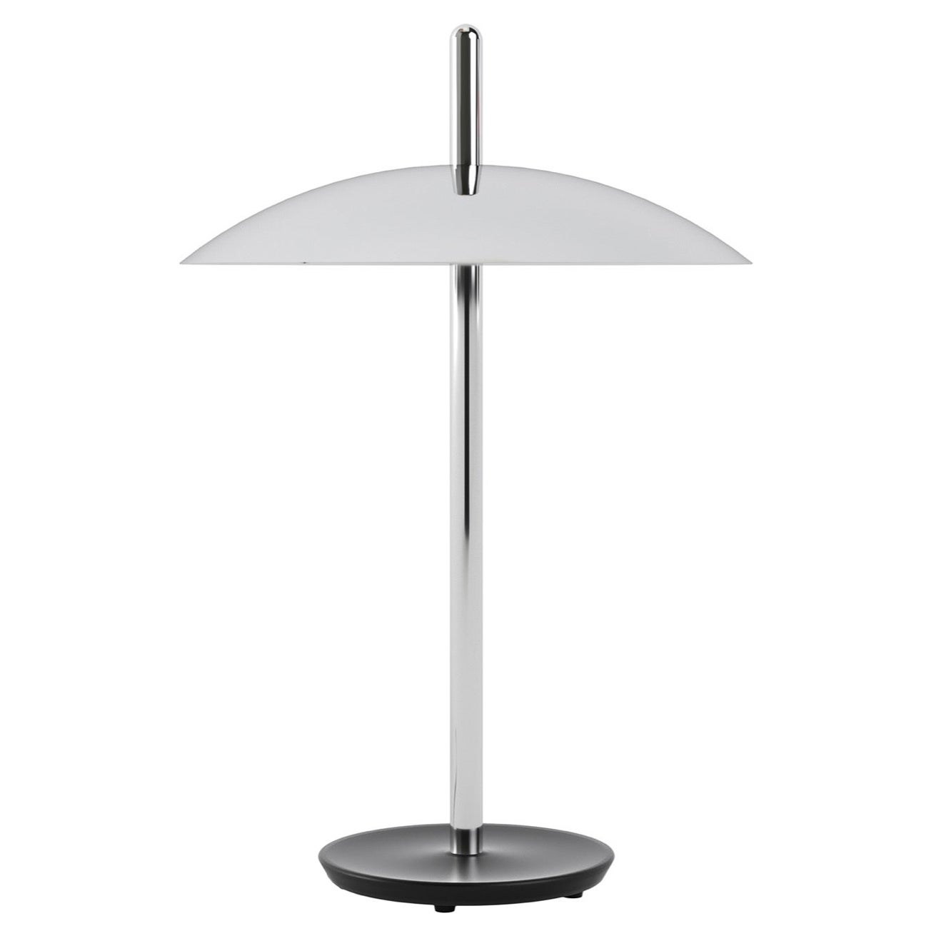 Signal Table Lamp from Souda, Nickel, Made to Order For Sale