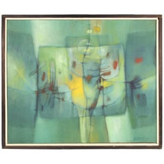 Jesse Bardin Modern Acrylic on Canvas Painting