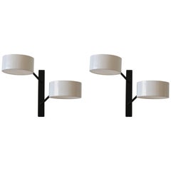 Pair of 1950s Swiss Wall Lamps