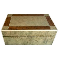 18th Century Shagreen Box with Ivory and Bird's-Eye Maple Trim