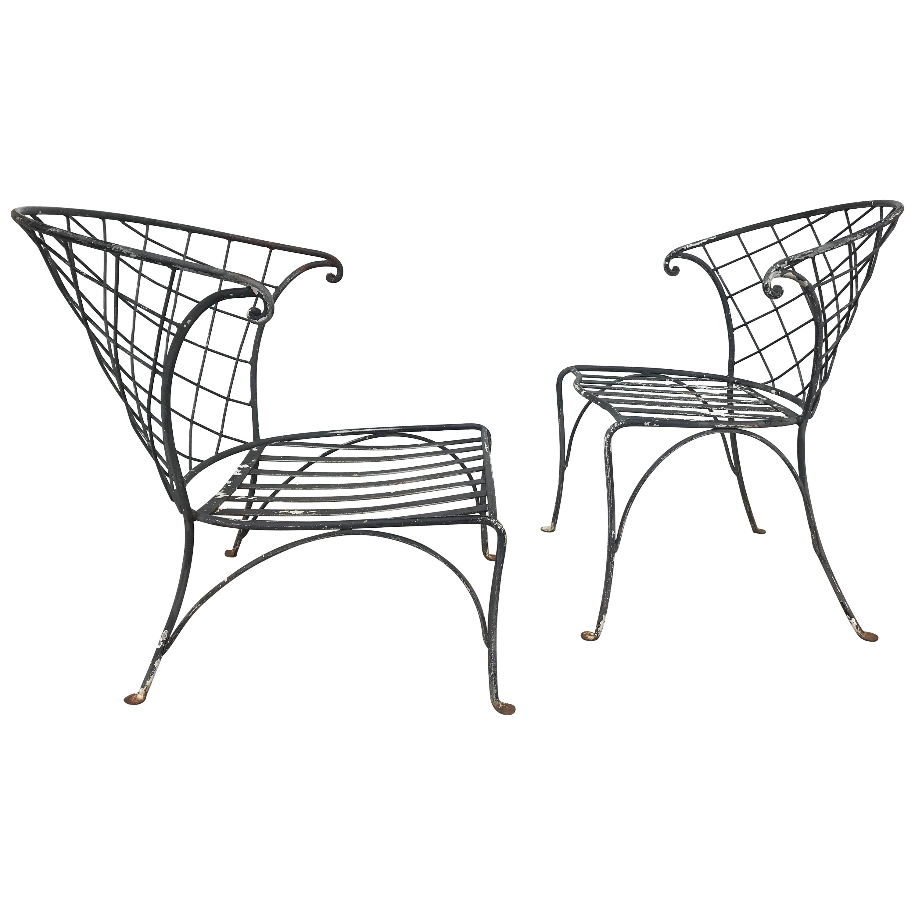 Custom Maple Patio Chair in the style of Garret Eckbo For Sale at 1stDibs