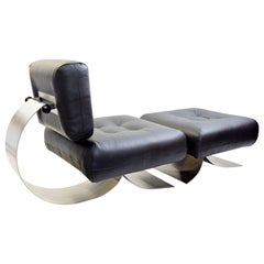 Alta Chair and Ottoman by Oscar Niemeyer - A pair available