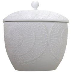 Michaela Frey for AK Kaiser Midcentury Lidded Bisque Porcelain Jar, 1960s