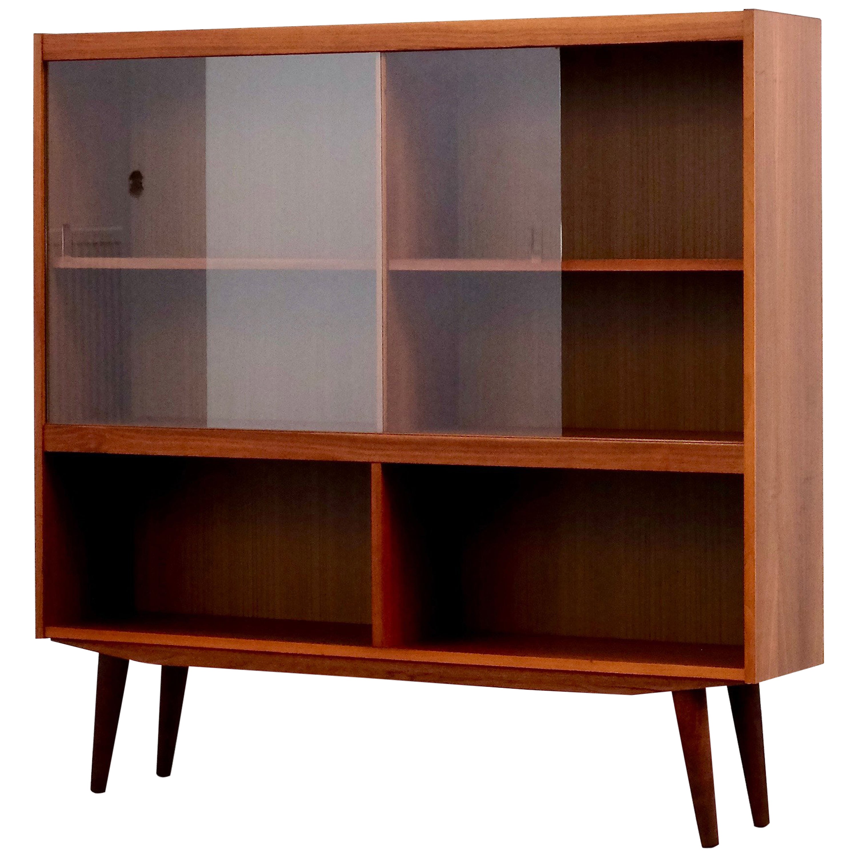 Mid Century Modern Danish Teak Bookcase With Sliding Glass Doors At Mid Century Modern Danish Teak Bookcase With Sliding Glass Doors At 1stdibs