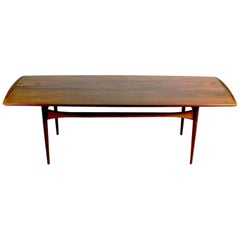 Scandinavian Modern Teak Coffee Table FD 503 by Kindt-Larsen for Daverkosen