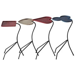 Square of Aces, Nesting Tables Attributed to Mathieu Matégot
