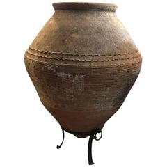 Antique Oversized Terracotta Olive Oil Jar, circa 1850
