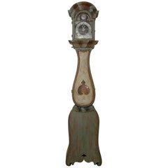 Unusual Gustavian Tall Case Clock, Origin, Sweden, circa 1790