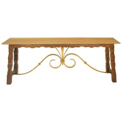 Metal Demi-lune Tables