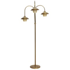 Vilhelm Lauritzen, Floor Lamp with Three Arms, Circa 1960