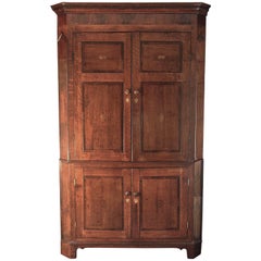 Scottish George III Period Corner Cupboard