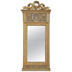 Eric Wahlberg 18th Century Gustavian Mirror, Signed Stockholm, 1792