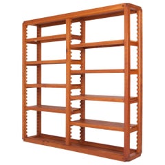 Adjustable Bibliothèque in French Elm by Pierre Chapo, 1960s