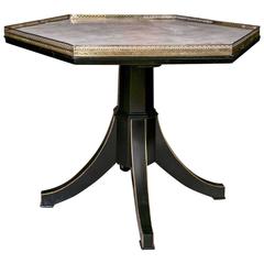 Galleried Marble-Top Centre Table by Maison Jansen