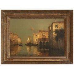 Painting of Venice by Antoine Bouvard, circa 1930s