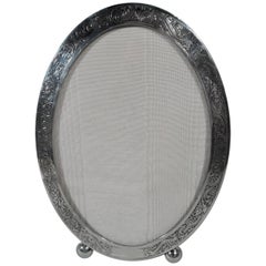 Antique Gorham Edwardian Sterling Oval Picture Frame