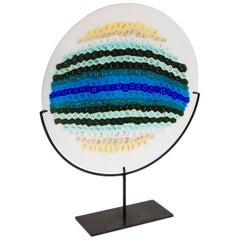 Murrine Plate by Laura de Santillana for Venini Murano Limited Early Edition