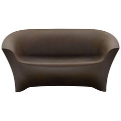 Ohla Sofa in Golden Rust Polyethylene by Alberto Brogliato for Plust