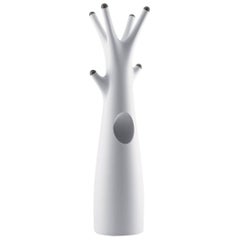 Godot Coat Rack in Matte White Polyethylene by Alberto Brogliato for Plust