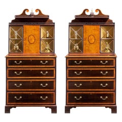 Pair of George III Period Pier Cabinets