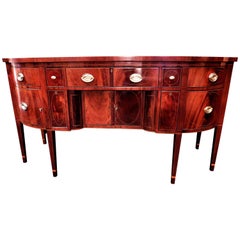 Federal Hepplewhite Mahogany Inlaid Sideboard, Baltimore, circa 1790