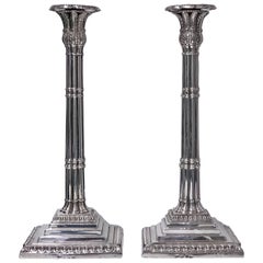 18th Century Georgian Silver Candlesticks London 1759 John Carter
