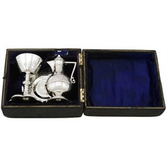 Victorian Sterling Silver Communion Set