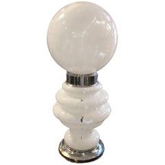 Nason Space Age Italian Murano glass Table Lamp for Mazzega, circa 1965
