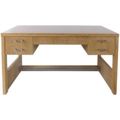 1970s Cerused Oak Desk by Jay Spectre for Century Furniture