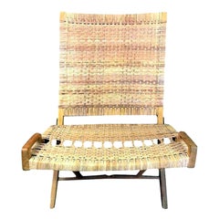 Hans Wegner Mid-Century Original Classic JH-512 Folding Lounge Chair, 1950s