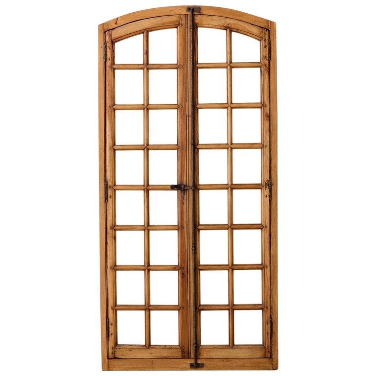 19th Century French Arched Double Doors Windows In Louis Xv 19th Century French Arched Double Doors Windows In Louis Xv Provençal Style For