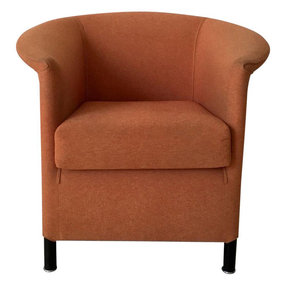 Orange Armchair by Paolo Piva for Wittmann, Model Aura