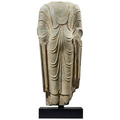 Ancient Figure of Standing Buddha, China, circa 550-577 a.D