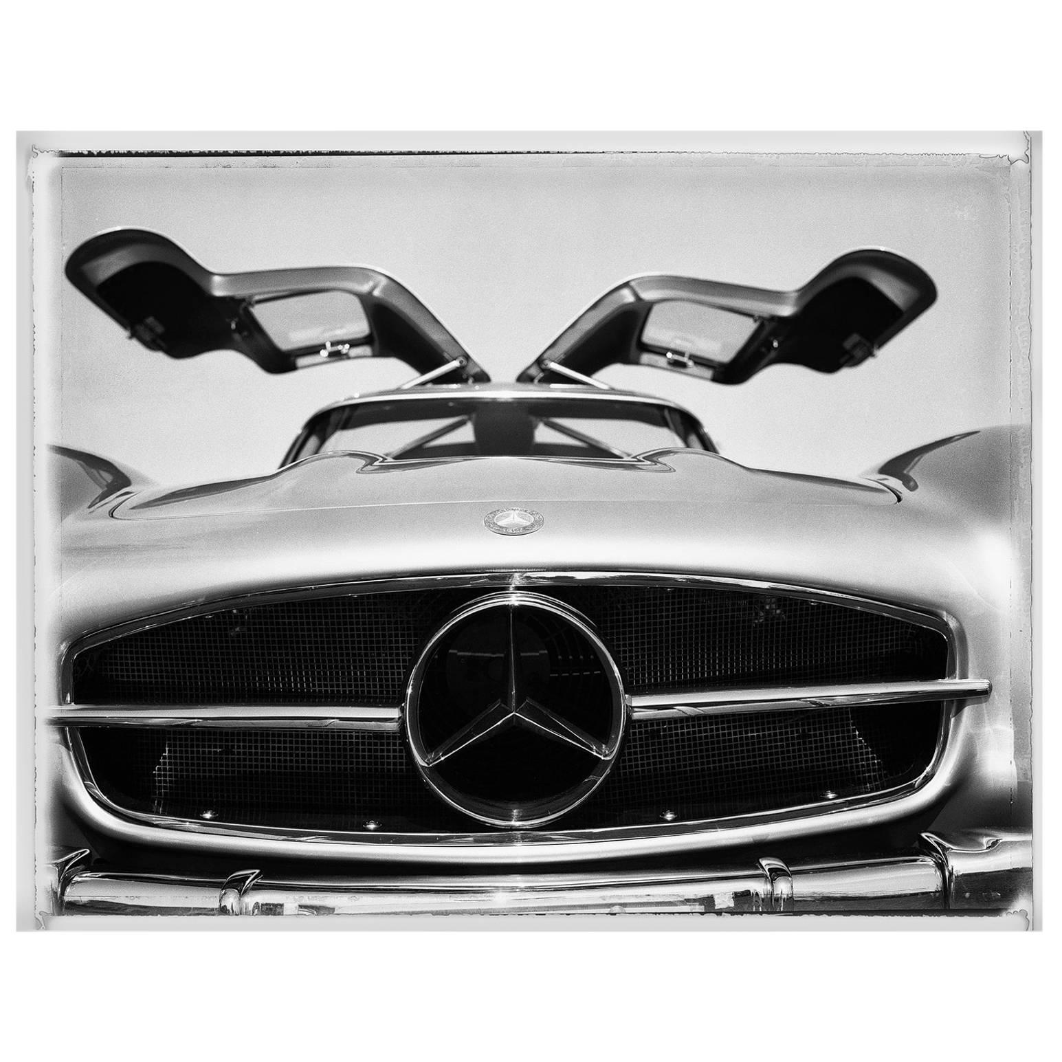 1955 Gullwing Mercedes-Benz Photograph by Charles Baker For Sale