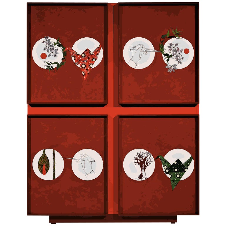 Divine Contemporary Cabinet by Luísa Peixoto For Sale