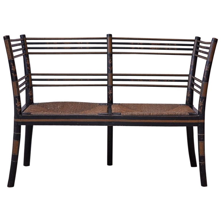 Antique English Bench For Sale