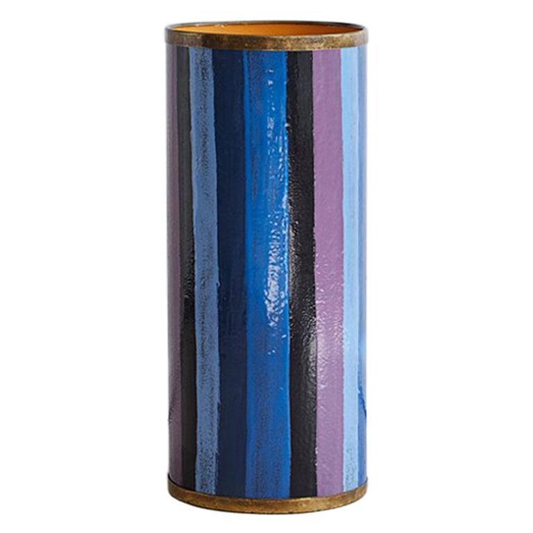 Italian 1950s Enameled Umbrella Stand For Sale