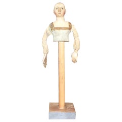 Sculpture espagnole du 18ème siècle avec vêtements d'origine