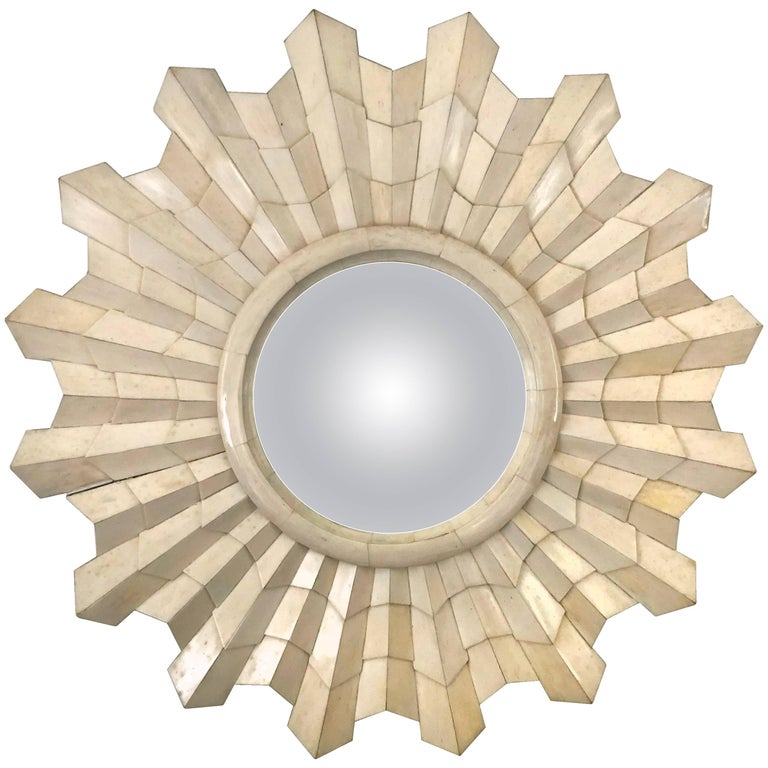 French Wrought Iron Art Deco Sunburst Mirror 1940s At 1stdibs 1940s French Art Deco Sunburst Mirror