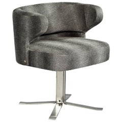 Vintage Italian Revolving Armchair by Gianni Moscatelli for Forma Nova