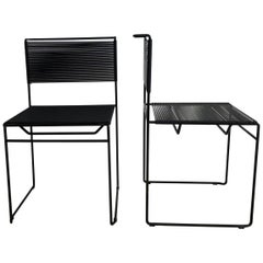 Pair of Spaghetti Chairs by Giandomenico Belotti for Flyline from Italy