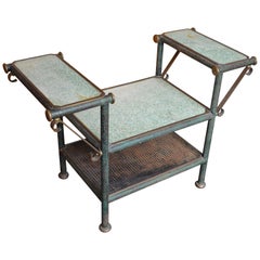 French Potting Table Four-Tier Floral Display of Iron and Bronze, Paris