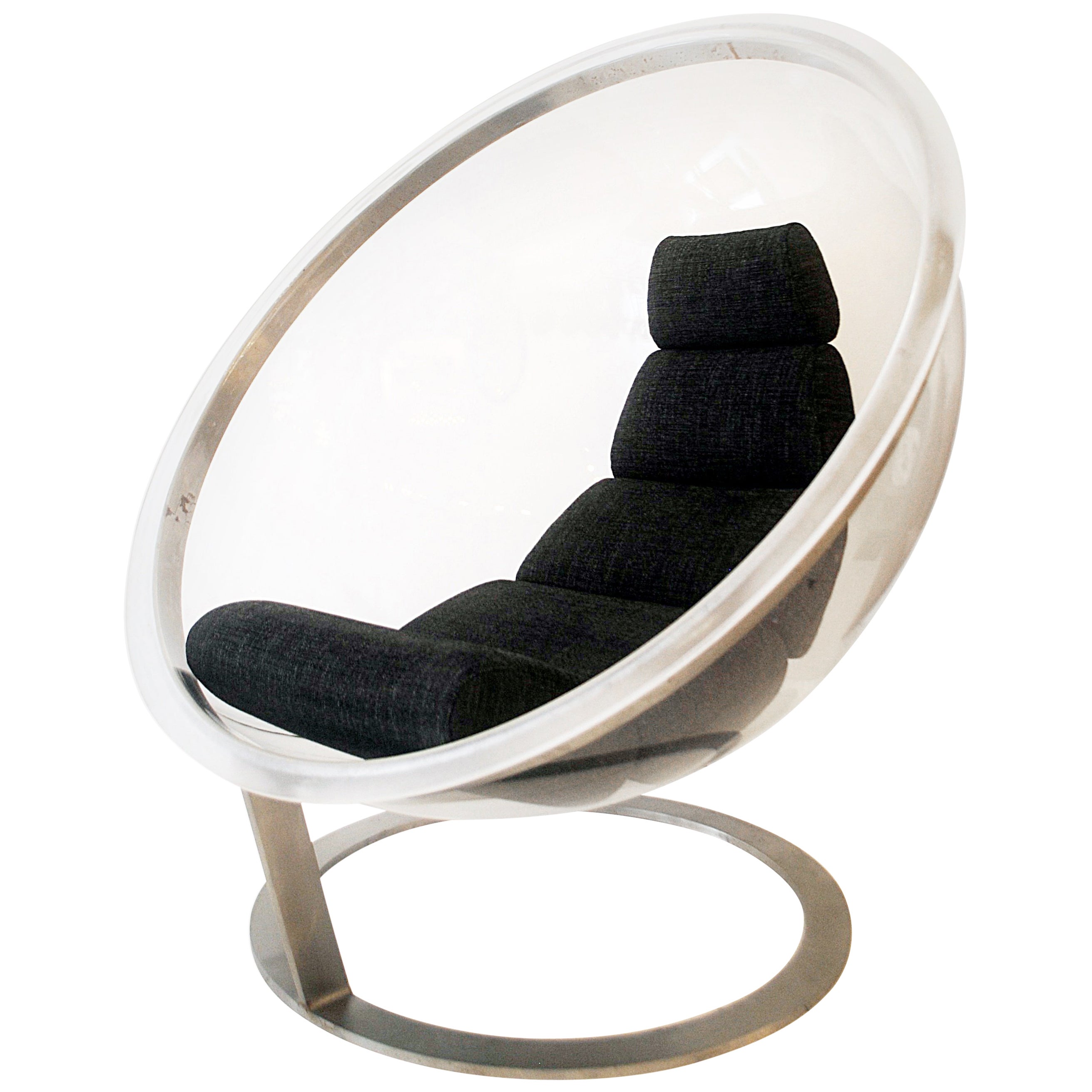 Acrylic Bubble Chair by Christian Daninos, First Edition For Sale at