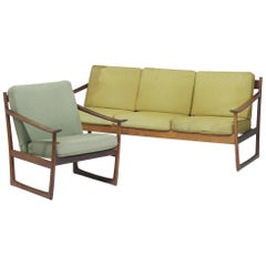 Peter Hvidt, Orla Mølgaard-Nielsen Rosewood Sofa and Chair
