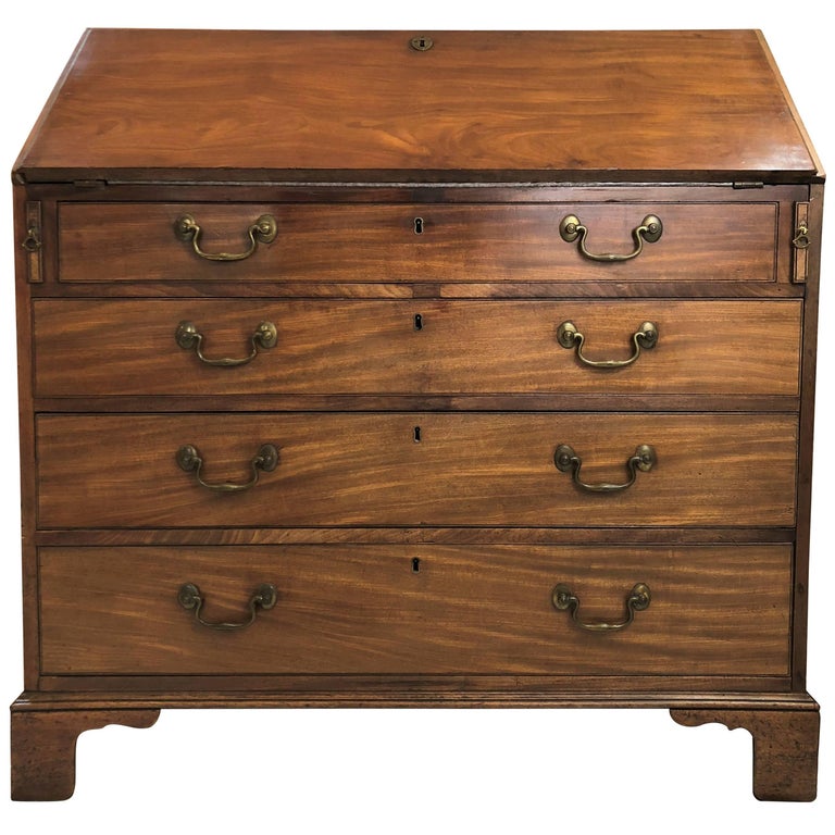 Georgian Gany Drop Front Bureau Chest Desk For At 1stdibs 18th Century English Bureau Desk Gany Slant Drop Front Georgian