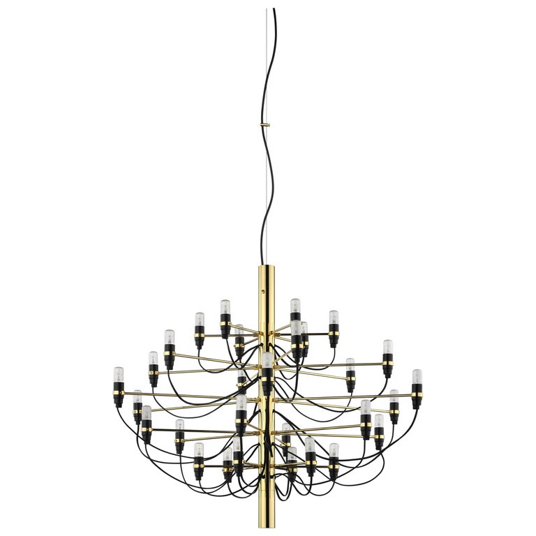Flos 2097 50 Pendant Light In Brass By Gino Sarfatti For At 1stdibs Flos 2097 30 Pendant Light In Brass By Gino Sarfatti
