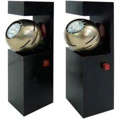 Arredoluce, Angelo Lelii, Table Lamps Mod 12918 Contrast, 1962, Italy