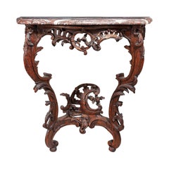 Mid-18th Century Oak Pier Table